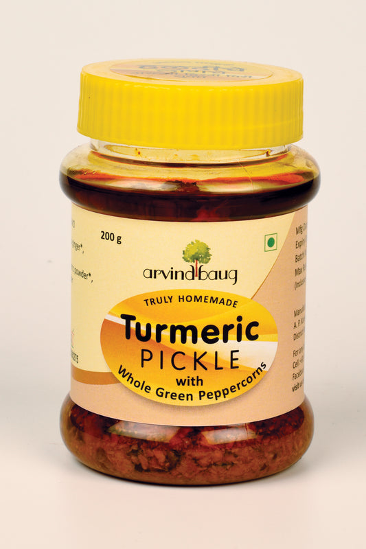 Turmeric Pickle With Green Peppercorns