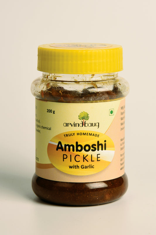 Amboshi Pickle With Fried Garlic